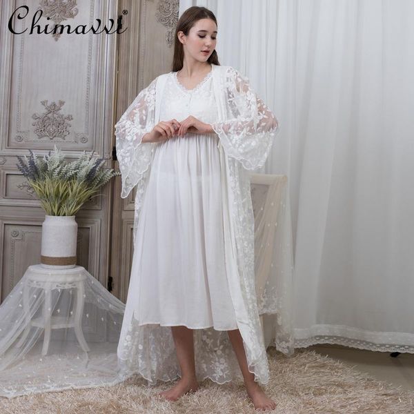 princess style mesh sleepwear 2021 spring/summer court vintage cotton nightgowns elegant graceful romantic solid gowns set women's, Black;red
princess style mesh sleepwear 2021 spring/summer court vintage cotton nightgowns elegant graceful romantic solid gowns set women's, Black;red