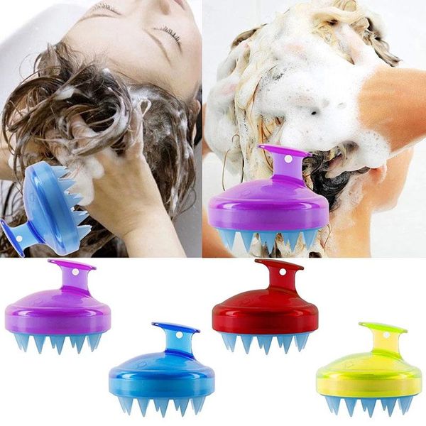hair brushes portable silicone washing comb clean brush health care scalp massager head massage spa slimming styling tool, Silver
hair brushes portable silicone washing comb clean brush health care scalp massager head massage spa slimming styling tool, Silver