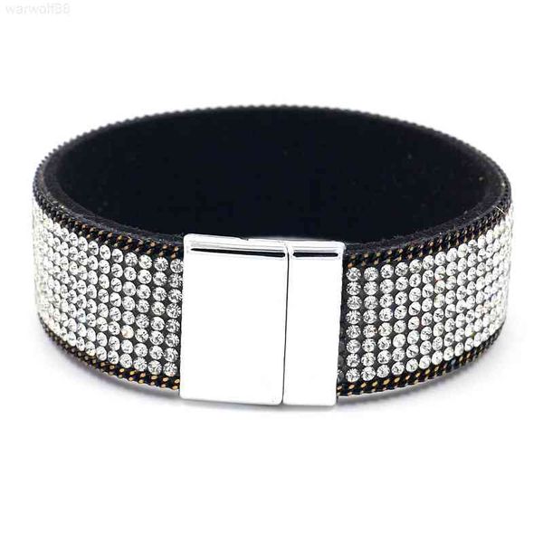 luxury leather european and celebrities korean velvet diamond women's fashion simple magnetic buckle ruili versatile designer jewelryme, Golden;silver
luxury leather european and celebrities korean velvet diamond women's fashion simple magnetic buckle ruili versatile designer jewelryme, Golden;silver