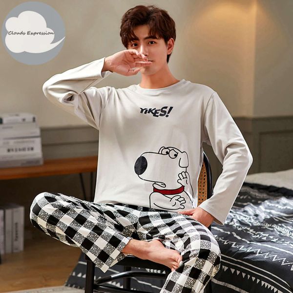 men herf cats winter pyjamas letter stripped nightgown cartoon pajamas sets casual sleep & lounge plus size 3xl, Black;brown
men herf cats winter pyjamas letter stripped nightgown cartoon pajamas sets casual sleep & lounge plus size 3xl, Black;brown