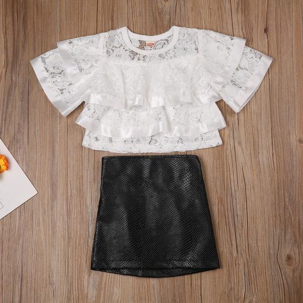 1-7years lace layered short sleeve +pu a-line skirts 2pcs princess outfits set for toddler kids baby girls summer clothes clothing sets, White
1-7years lace layered short sleeve +pu a-line skirts 2pcs princess outfits set for toddler kids baby girls summer clothes clothing sets, White