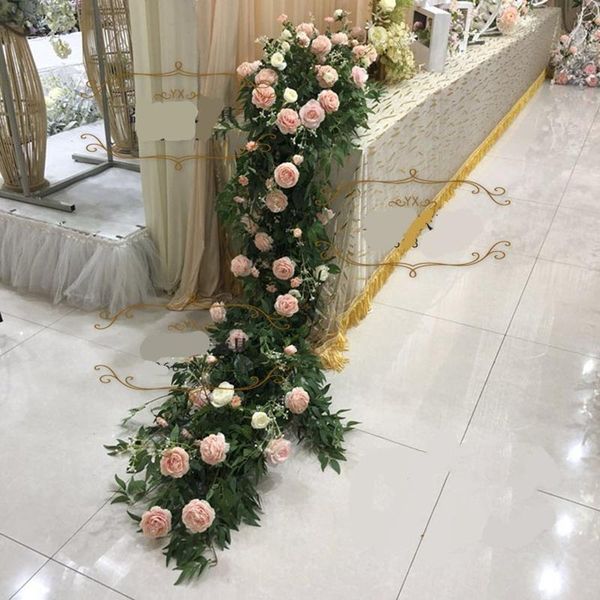 decorative flowers & wreaths 2.5m custom diy wedding table runner floral backdrop willow peony trailing flower row arrangement supplies arti
decorative flowers & wreaths 2.5m custom diy wedding table runner floral backdrop willow peony trailing flower row arrangement supplies arti