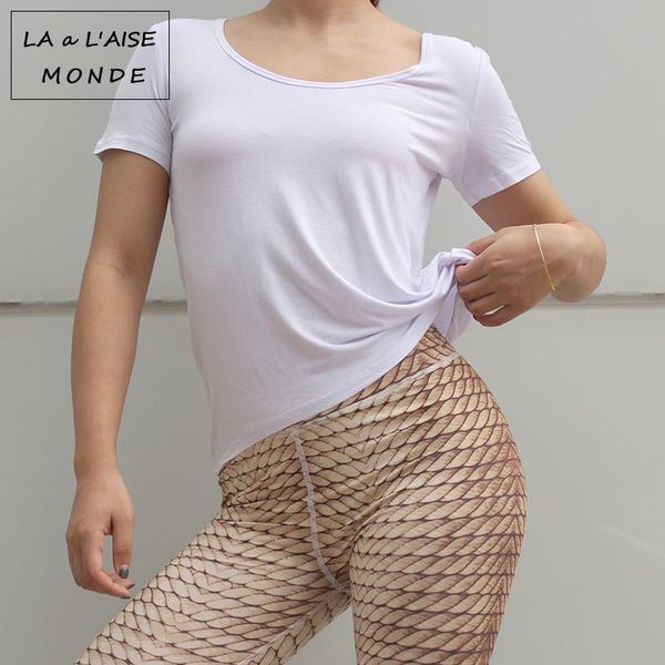 yoga outfits solid color slim sports breathable clothing female short-sleeved blouse backless t thin loose t-shirt, White;red
yoga outfits solid color slim sports breathable clothing female short-sleeved blouse backless t thin loose t-shirt, White;red