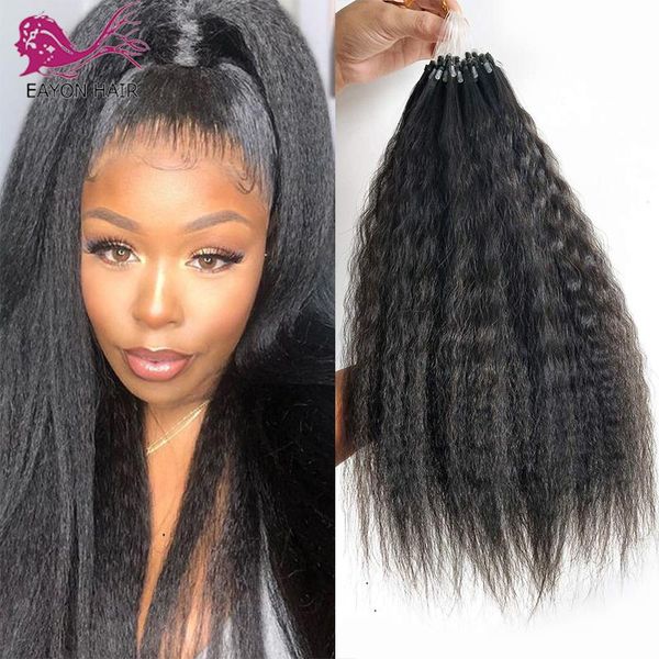 human hair bulks eayon kinky straight micro loop extensions brazilian remy 1g/strand 100/set natural black color
human hair bulks eayon kinky straight micro loop extensions brazilian remy 1g/strand 100/set natural black color
