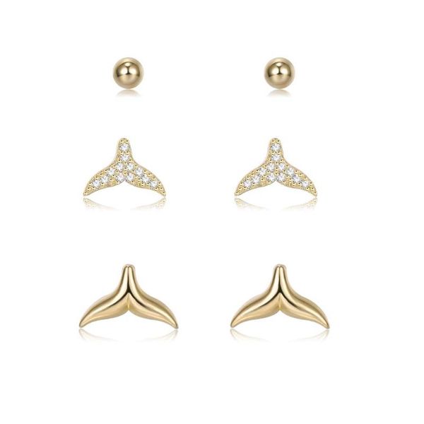 stud zemior 925 sterling silver for women full clear cz fish tail & round tiny cute earrings sets luxury gold earring jewelry, Golden;silver
stud zemior 925 sterling silver for women full clear cz fish tail & round tiny cute earrings sets luxury gold earring jewelry, Golden;silver