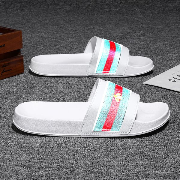 2021 men women bee pattern slipper fashion designers flat slides flip flops summer outdoor loafers bath shoes beachwear slippers, Black
2021 men women bee pattern slipper fashion designers flat slides flip flops summer outdoor loafers bath shoes beachwear slippers, Black