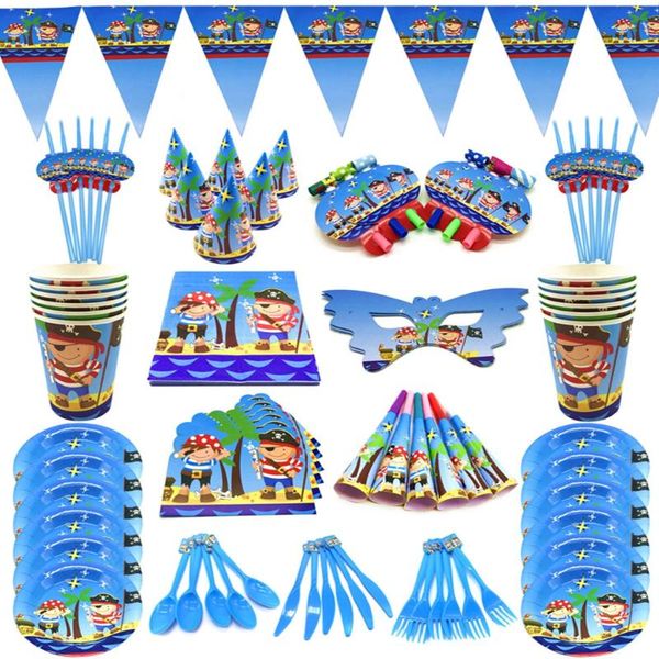 disposable dinnerware little pirate party theme kids birthday decor plates invitation card cups blue tablecloth set supplies
disposable dinnerware little pirate party theme kids birthday decor plates invitation card cups blue tablecloth set supplies