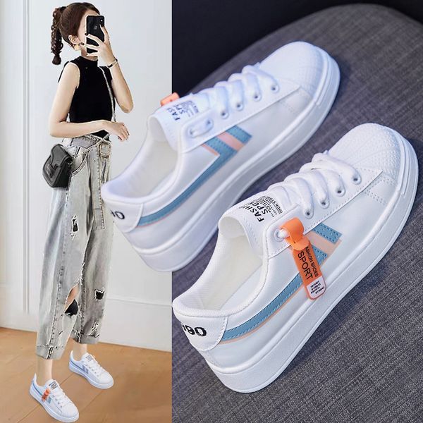 2021 spring new designer women leather casual shoes girl fashion sneakers all-match white flat shoes, Black
2021 spring new designer women leather casual shoes girl fashion sneakers all-match white flat shoes, Black