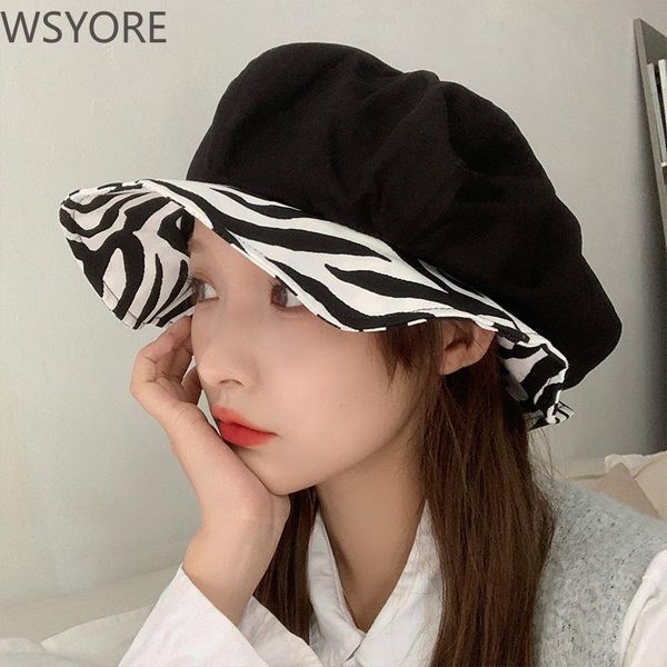 berets wsyore fashion beret hats female autumn and winter japanese wild casual caps zebra print sunhat women student wholesale ns3344, Blue;gray
berets wsyore fashion beret hats female autumn and winter japanese wild casual caps zebra print sunhat women student wholesale ns3344, Blue;gray