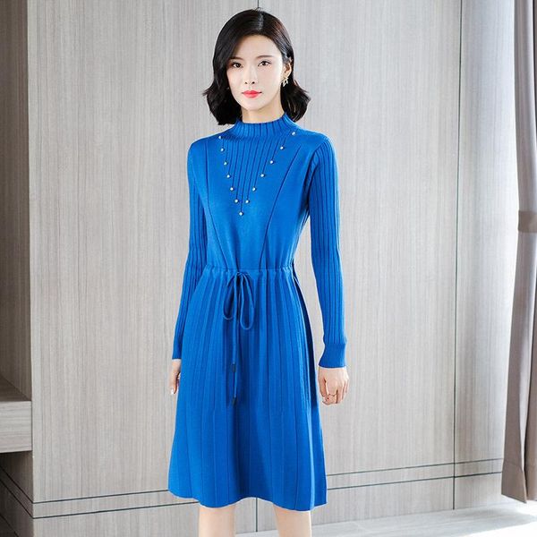 casual dresses long sleeve ol slim fit ladies sweater dress women thick knit autumn winter vintage cloths d730, Black;gray
casual dresses long sleeve ol slim fit ladies sweater dress women thick knit autumn winter vintage cloths d730, Black;gray