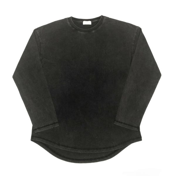 t shirts distressing black long sleeve t-shirt hip hop extended length cotton tee men streetwear, White
t shirts distressing black long sleeve t-shirt hip hop extended length cotton tee men streetwear, White