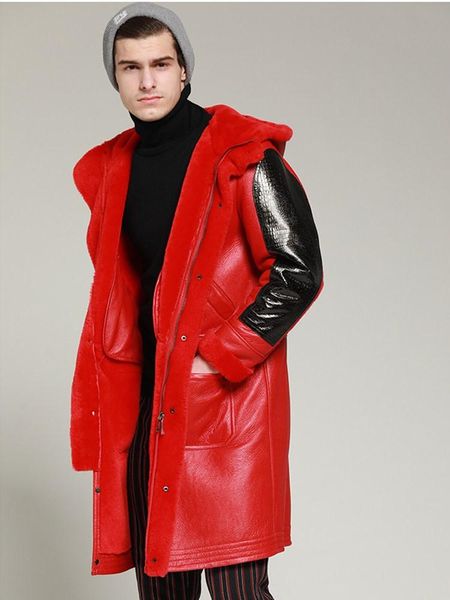 year sheepskin fur coat men's mid-length hunting suit man genuine leather overcoat thick warm shearling jacket & faux, Black
year sheepskin fur coat men's mid-length hunting suit man genuine leather overcoat thick warm shearling jacket & faux, Black