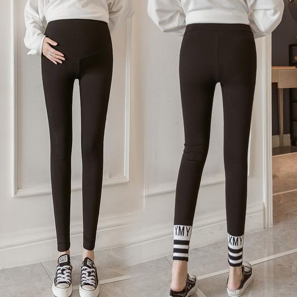 maternity trousers cotton letter striped leggings stylish clothes for pregnant women belly support pants bottoms, White
maternity trousers cotton letter striped leggings stylish clothes for pregnant women belly support pants bottoms, White