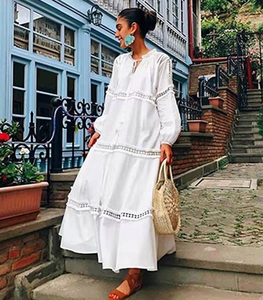 casual dresses autumn holiday white lace splice lantern sleeve long es women tunic a line vintage ruffles boho pareos ync8, Black;gray
casual dresses autumn holiday white lace splice lantern sleeve long es women tunic a line vintage ruffles boho pareos ync8, Black;gray