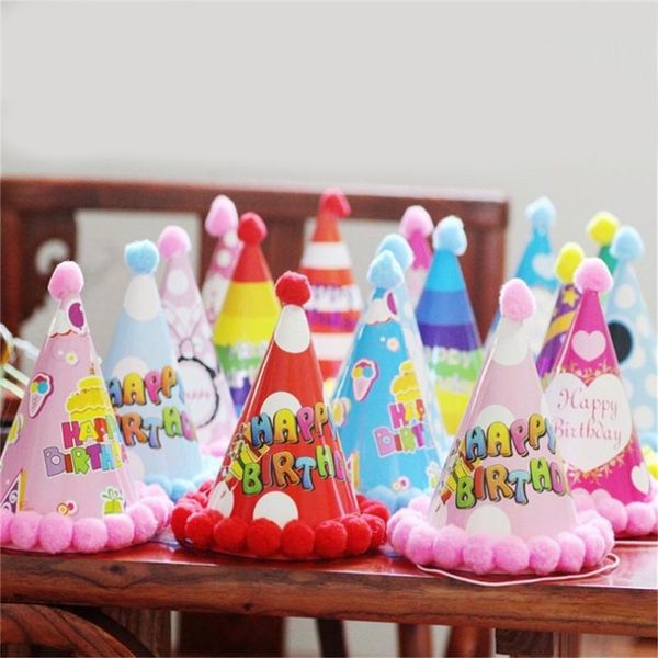 party hats 1pc sold fashion cute paper cone dress up girls boys happy birthday handmade caps supplies decor gifts
party hats 1pc sold fashion cute paper cone dress up girls boys happy birthday handmade caps supplies decor gifts