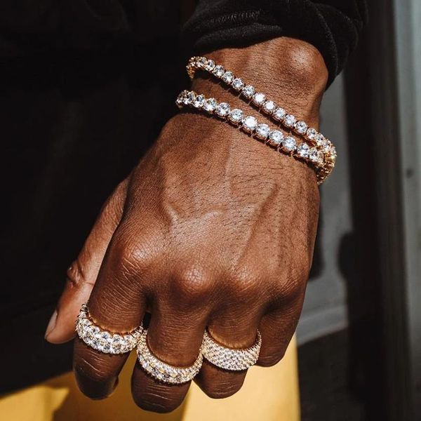 cluster rings triple row full cz eternity band gold color wedding engagement couple ring hip hop bling men, Golden;silver
cluster rings triple row full cz eternity band gold color wedding engagement couple ring hip hop bling men, Golden;silver