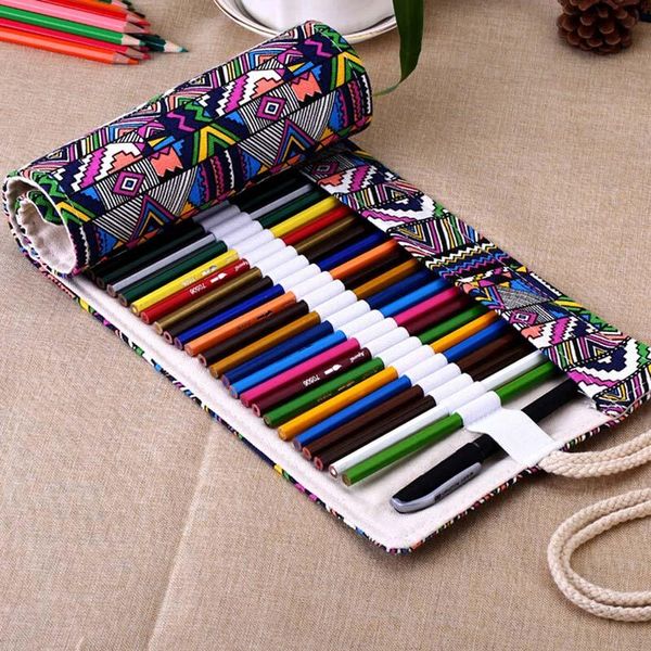 36/48/72 /12 holes canvas wrap roll up pencil bag pen case holder storage pouch 2021 bags
36/48/72 /12 holes canvas wrap roll up pencil bag pen case holder storage pouch 2021 bags