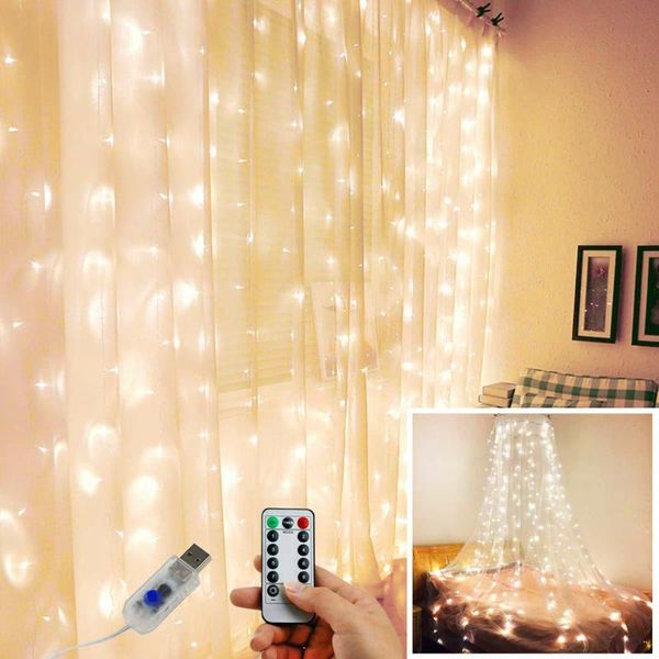 strips 3m led curtain garland usb string lights fairy festoon with remote christmas wedding holiday year decoration 2022 for home
strips 3m led curtain garland usb string lights fairy festoon with remote christmas wedding holiday year decoration 2022 for home