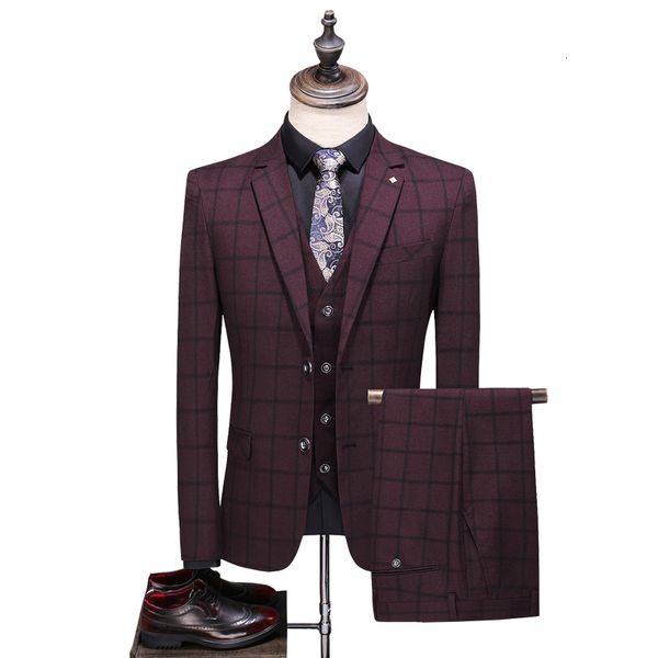 men's suits & blazers (jacket + pant vest , spring, korean style, double-checked slim, british, male suit, three pieces, engagement dre, White;black
men's suits & blazers (jacket + pant vest , spring, korean style, double-checked slim, british, male suit, three pieces, engagement dre, White;black