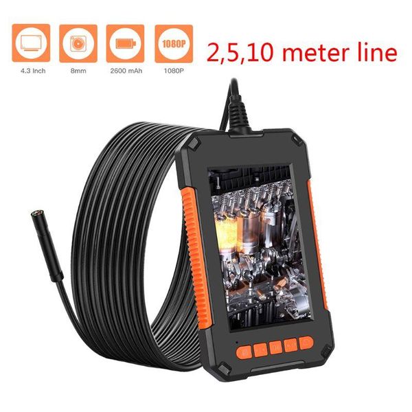 cameras 1set 2m/5m/10m industrial endoscope 1080p high definition borescope 8mm inspection snake camera with 4.3" display screen 8 led
cameras 1set 2m/5m/10m industrial endoscope 1080p high definition borescope 8mm inspection snake camera with 4.3" display screen 8 led