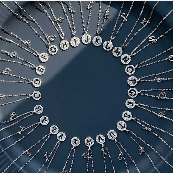 designer necklace 2021 925 sterling silver crystal a-z letter charm pendant choker for women girls statement jewelry dz790
designer necklace 2021 925 sterling silver crystal a-z letter charm pendant choker for women girls statement jewelry dz790