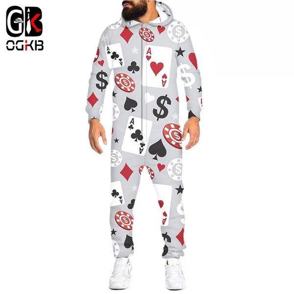 women's jumpsuits & rompers ogkb 3d funny poker printed loungewear pajamas hip hop loose women hooded zip open sleepwear onesies whol, Black;white
women's jumpsuits & rompers ogkb 3d funny poker printed loungewear pajamas hip hop loose women hooded zip open sleepwear onesies whol, Black;white