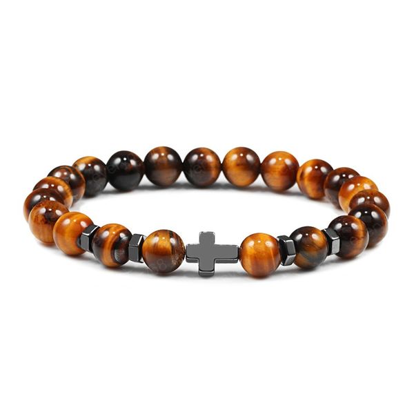 men cross black lava bracelets natural tiger eye stone onyx meditation wooden bead bracelet bangle women yoga jewelry 
men cross black lava bracelets natural tiger eye stone onyx meditation wooden bead bracelet bangle women yoga jewelry
