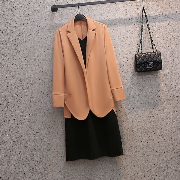 in fashionable women's size 2021 spring thin french casual blazer suit suspend dress two pieces zh236 clothing 2hlu, Black;gray
in fashionable women's size 2021 spring thin french casual blazer suit suspend dress two pieces zh236 clothing 2hlu, Black;gray
