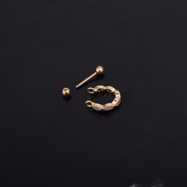 other stainless steel barbell with cz hoop cartilage helix daith rook lobe earring ear piercing jewelry, Slivery;golden
other stainless steel barbell with cz hoop cartilage helix daith rook lobe earring ear piercing jewelry, Slivery;golden