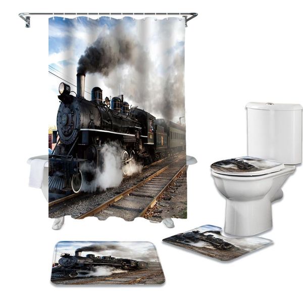 shower curtains train steam smoke dark railway retro waterproof bathroom curtain toilet cover mat rug set for bathtub decor
shower curtains train steam smoke dark railway retro waterproof bathroom curtain toilet cover mat rug set for bathtub decor