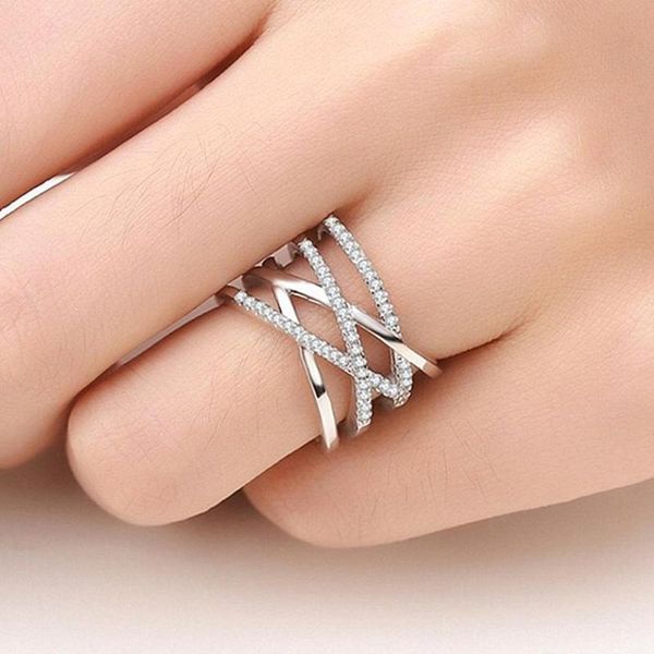 fashion layered stackable zircon diamonds gemstones rings for women rose gold &white silver color jewelry bijoux party gifts cluster, Golden;silver
fashion layered stackable zircon diamonds gemstones rings for women rose gold &white silver color jewelry bijoux party gifts cluster, Golden;silver