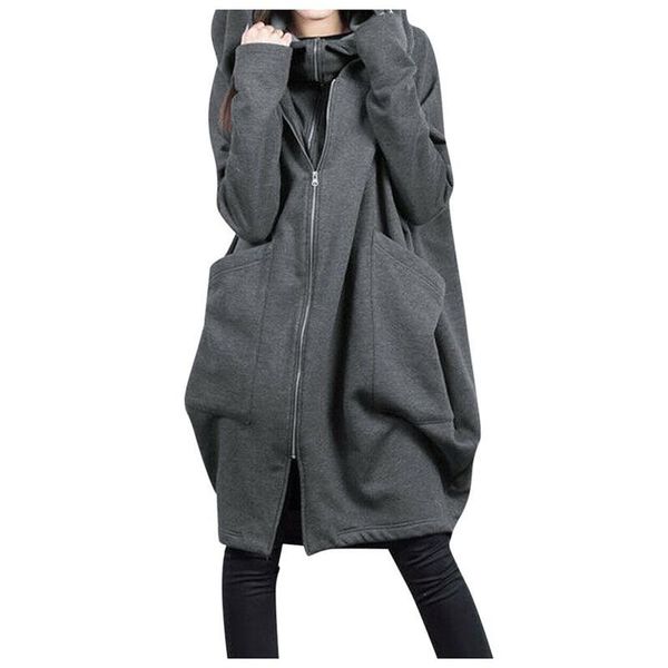 women's trench coats solid plus size hoodies women full zip warm pocket hoodie street wear ladies pullovers long hooded jacket coat swe, Tan;black
women's trench coats solid plus size hoodies women full zip warm pocket hoodie street wear ladies pullovers long hooded jacket coat swe, Tan;black