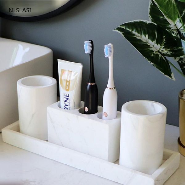 three-piece suit european luxury marbl bathroom accessories set soap dispenser tray toothbrush toothpaste holder wedding gifts bath accessor
three-piece suit european luxury marbl bathroom accessories set soap dispenser tray toothbrush toothpaste holder wedding gifts bath accessor