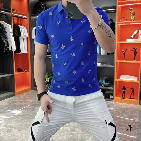 tee chao marks polo men's shirt 2021 spring summer for the man's heavy industry corona letter embroidered thin fitting, White;black
tee chao marks polo men's shirt 2021 spring summer for the man's heavy industry corona letter embroidered thin fitting, White;black