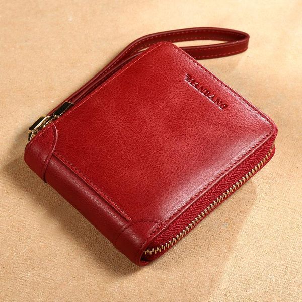 wallets 2021 genuine leather wallet women coin purse female mini small walet portomonee rfid portfolio perse card holder, Red;black
wallets 2021 genuine leather wallet women coin purse female mini small walet portomonee rfid portfolio perse card holder, Red;black