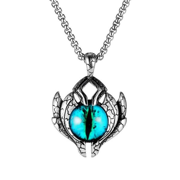 chains stainless steel blue evil eye punk rock pendant necklace jewelry gift for men with chain, Silver
chains stainless steel blue evil eye punk rock pendant necklace jewelry gift for men with chain, Silver