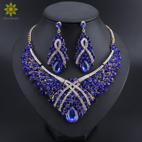 earrings & necklace fashion bridal jewelry sets wedding earring for brides party accessories gold color crystal jewellery gift women, Silver
earrings & necklace fashion bridal jewelry sets wedding earring for brides party accessories gold color crystal jewellery gift women, Silver