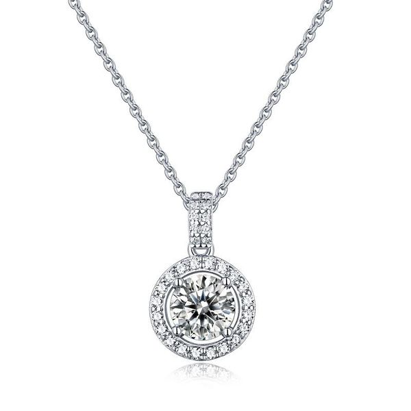 yulaili 925 sterling silver necklace for women fashion jewelry 1ct moissanite pendant clavicle chain girl birthday gift chains
yulaili 925 sterling silver necklace for women fashion jewelry 1ct moissanite pendant clavicle chain girl birthday gift chains