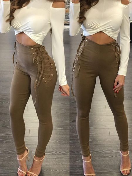 women's pants & capris women spring stretch pencil casual lace up side bandage skinny trousers female high waist sweatpants pantalon mu, Black;white
women's pants & capris women spring stretch pencil casual lace up side bandage skinny trousers female high waist sweatpants pantalon mu, Black;white