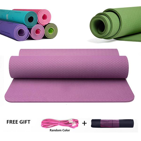 yoga mats non-slip carpet mat exercise pad double layer for fitness pilates gym environmental sport pads with bag strap 183*61cm
yoga mats non-slip carpet mat exercise pad double layer for fitness pilates gym environmental sport pads with bag strap 183*61cm