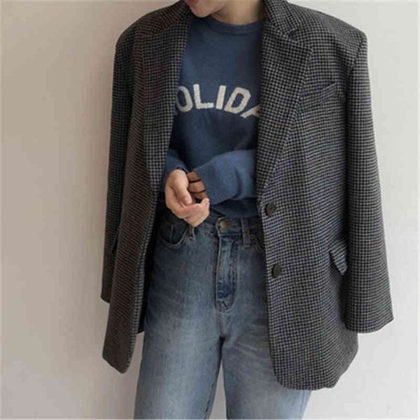 women's suits & blazers retro classic chess suit women's casual winter jackets loose should pads female thick wool blazer suits ov, White;black
women's suits & blazers retro classic chess suit women's casual winter jackets loose should pads female thick wool blazer suits ov, White;black