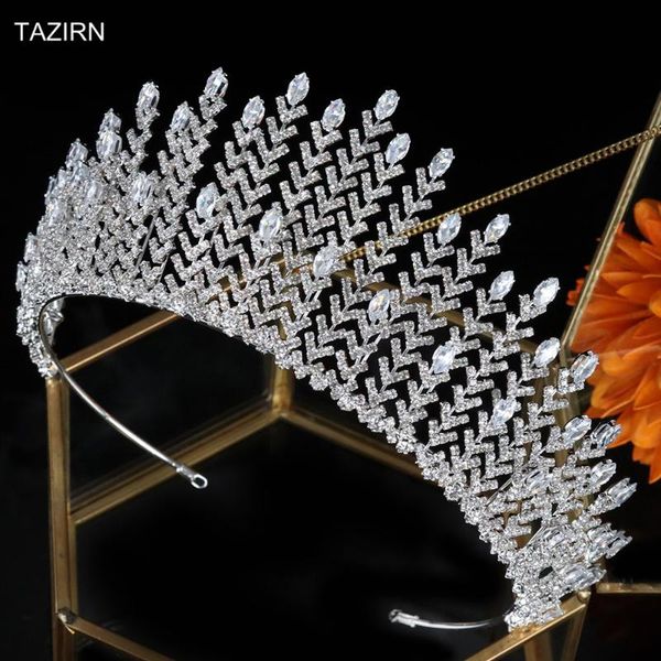 hair clips & barrettes cz tall wedding bridal tiaras and crowns cubic zirconia princess headpieces zircon pageant engagement jewelry accesso, Golden;silver
hair clips & barrettes cz tall wedding bridal tiaras and crowns cubic zirconia princess headpieces zircon pageant engagement jewelry accesso, Golden;silver