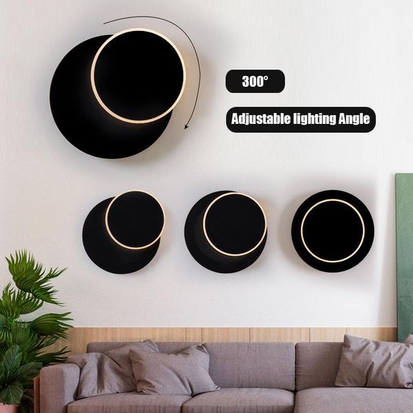 wall lamps square round led lamp indoor white black sconce lights 300 degree rotatable metal 5w/16w fixtures multiple sizes
wall lamps square round led lamp indoor white black sconce lights 300 degree rotatable metal 5w/16w fixtures multiple sizes