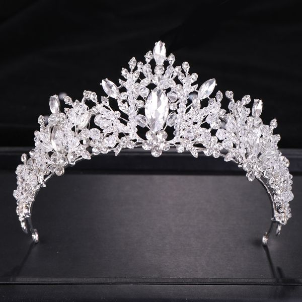 trendy wedding hair accessories silver color baroque rhinestone crystal crown bridal tiara princess party wedding hair jewelrydio chan conta, White;golden
trendy wedding hair accessories silver color baroque rhinestone crystal crown bridal tiara princess party wedding hair jewelrydio chan conta, White;golden