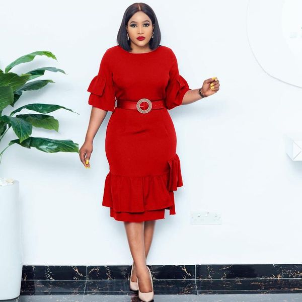ethnic clothing ol dress 2021 spring and summer fashion polyester round neck high waist zipper stitching solid color half sleeve pencil, Red
ethnic clothing ol dress 2021 spring and summer fashion polyester round neck high waist zipper stitching solid color half sleeve pencil, Red