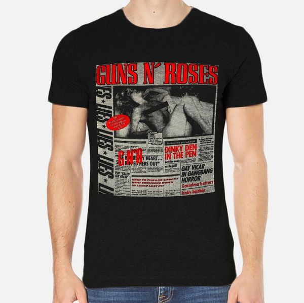 men's t-shirts guns n roses rock men t-shirt black clothing 1-a-047, White;black 
men's t-shirts guns n roses rock men t-shirt black clothing 1-a-047, White;black