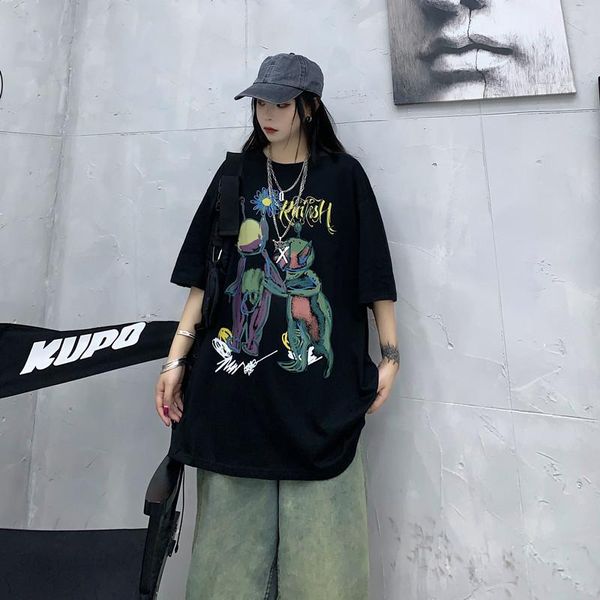 summer 2021 oversized short sleeve t-shirts women anime printing streetwear harajuku for girls basic cotton gothic clothes women's t-s, White
summer 2021 oversized short sleeve t-shirts women anime printing streetwear harajuku for girls basic cotton gothic clothes women's t-s, White
