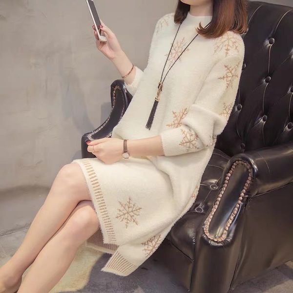 casual dresses loose sweater dress women autumn winter long sleeve imitation mink velvet plus size pullover knitted clothes female, Black;gray
casual dresses loose sweater dress women autumn winter long sleeve imitation mink velvet plus size pullover knitted clothes female, Black;gray