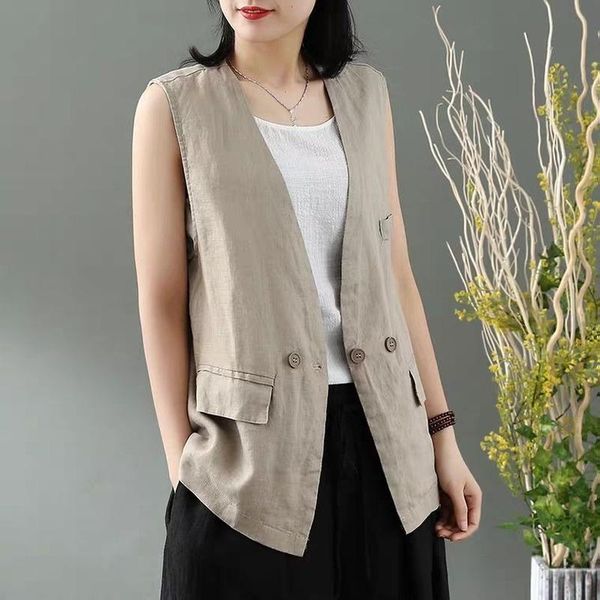 women's vests women sleeveless coat jackets autumn spring female casual vintage waistcoat vest pockets triple breasted outwear coats, Black;white
women's vests women sleeveless coat jackets autumn spring female casual vintage waistcoat vest pockets triple breasted outwear coats, Black;white