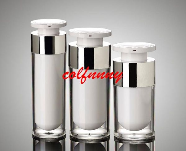 storage bottles & jars 200pcs/lot silver 15ml30ml 50ml airless bottle acrylic vacuum pump lotion used for cosmetic containe
storage bottles & jars 200pcs/lot silver 15ml30ml 50ml airless bottle acrylic vacuum pump lotion used for cosmetic containe